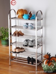 Stainless steel shoe rack