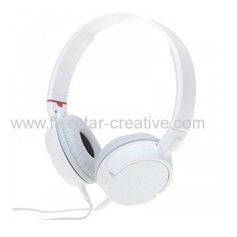 Sony MDR-ZX100 ZX Series Stereo Over-Ear Headphones White