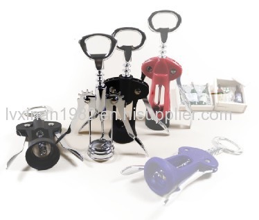 Stainless Steel can bottle opener open wine tools corkscrew many colors to choose