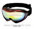 Rotatable Side Buckle Compatible with Helmets PC + UV and TPU Snow Boarding Goggles