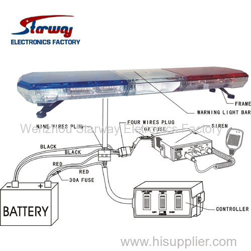 Starway Police Warning LED Lightbar