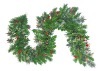 Christmas decorative garland and wreath