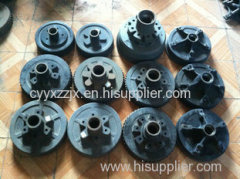 trailer brake drum---Wheel hub