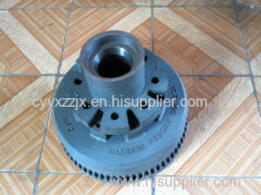 brake drum---Wheel hub---brake drum