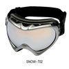 Mens Snowboard Ski Goggles with Three Layer Sponge / 100% Anti-UV Fog Free Double Lenses