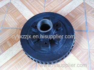 brake drum---Wheel hub---brake drum