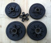 brake drum---Wheel hub---brake drum