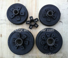 brake drum---Wheel hub---brake drum