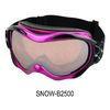 Snow Board Ski Goggles With Easy Fit Strap Adjustment System / Uv 400 Flat Pc Lens