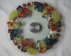 Lazy susan cake tempered glass plates