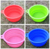 silicone foldable portable PET bowl dog basin tub collpasible pet supplies