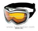 100%Uv Snow Ski Goggles With Tpu Flexible Frame , Tri-Density Face Foam