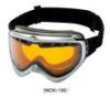 Snow Ski Goggles with Triple Layer Face Foam, Dual-adjustment, CE Certificate, PC+UV, TPU