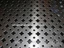 Custom Made Galvanized PE / PVC Coated Safety Perforated Metal Sheet For Railway