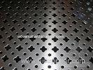 Custom Made Galvanized PE / PVC Coated Safety Perforated Metal Sheet For Railway