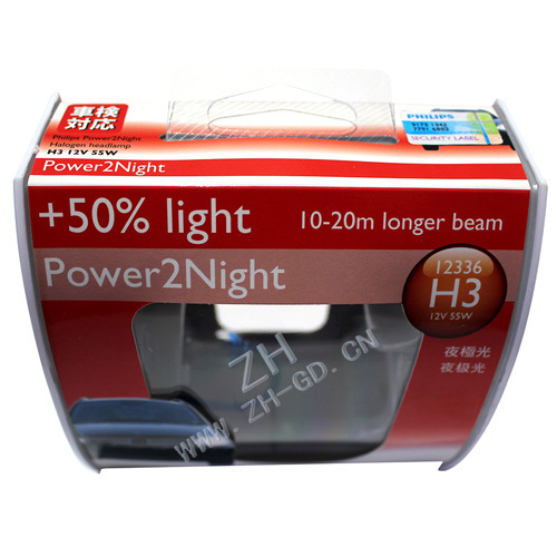 +50% light power 2 night H3 Halogen Lamp
