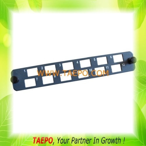 12 fibers Fiber optic patch panel for 90 degree mounted