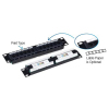 Patch Panel 10 Inch 12 Port Rack-mounted Patch Panel