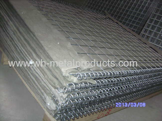 welded mesh panels assembled container barrier