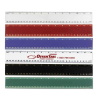 30cm promotional plastic ruler with big logo position