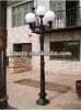 cast ductile iron four-head lamp post