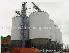 grain storage steel silo with hopper bottom for sales