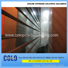 Horizontal aluminium profiles powder coating line