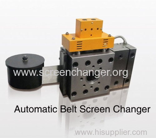 Auto screen changer for polymer melt filtration