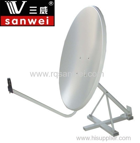 ku band 80cm satellite dish antenna