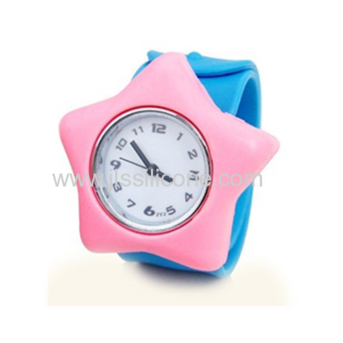 Customized Star-Shaped Silicone slap watch