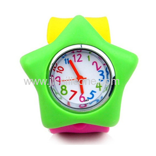 Customized Star-Shaped Silicone slap watch