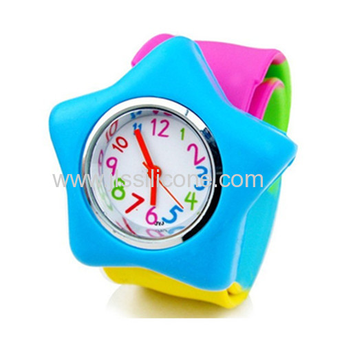 Customized Star-Shaped Silicone slap watch