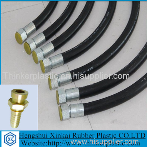Black Hydraulic rubber hose for mineral inductry