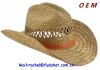 Fashion cowboy paper straw hat