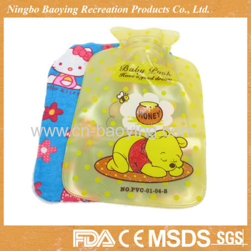 PVC hot water bottle