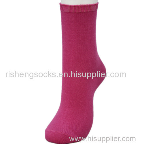 supply lady's socks solid color