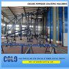 Powder coating line for aluminium profile in vertical hanging