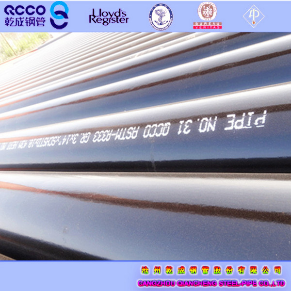 Seamless alloy low-temperature ASTM A333 gr.1 gr.3 gr.6 steel pipes