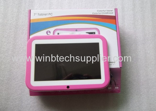 New R70DC Kids Tablet PC Android 4.2 7 inch 1024x600 RK2926 Dual Core Bluetooth 5121G/8GB Kids Games & EDU Apps