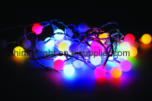 LED string light with milky ball 2cm diameter milky frost ball light 30LED Fairy lights party wedding light holiday ligh
