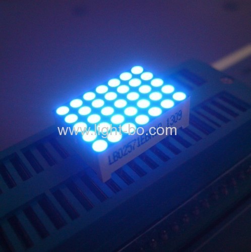 Pure Green 0.7" 5*7 dot matrix led display row cathode column anode for home appliance