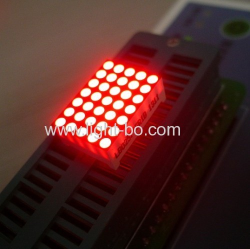 Ultra Bright White 0.7 inch 5 x 7 dot matrix led display for message boards /moving signs