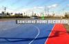 PP Outdoor Sports Flooring , Table Tennis Court Floor With Embossed Vein