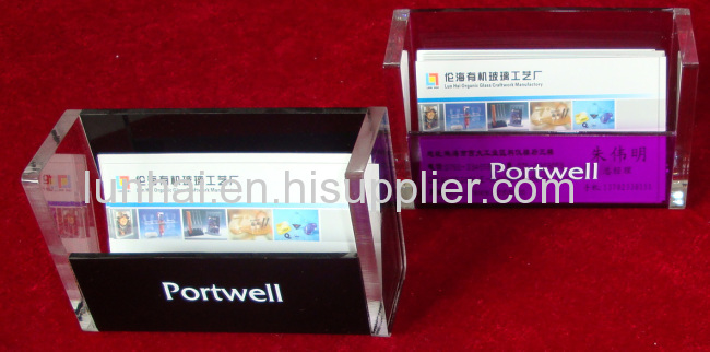 acrylic name card holder