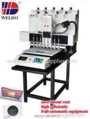 WD automatic liquid pvc dispensing machine for cartoon pvc shoes cover