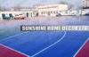 Plastic Waterproof Sport Court Surface For Playground And Gymnasium