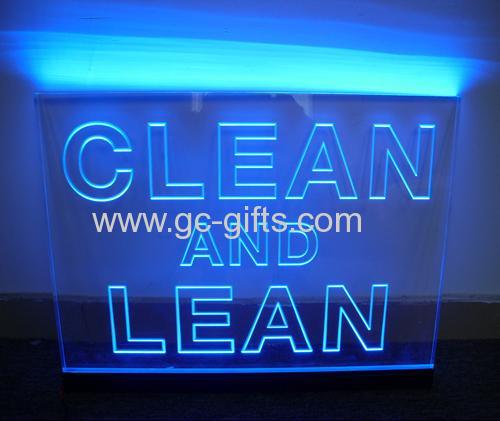 Acrylic clean and lean billboard