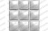 commercial / bathroom 3D Decorative Wall Panels For Indoor 19.7 x 19.7
