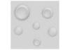 Fireproof 3D Decorative Wall Panels 3D Decorative Wall Panels With Drop Patterns