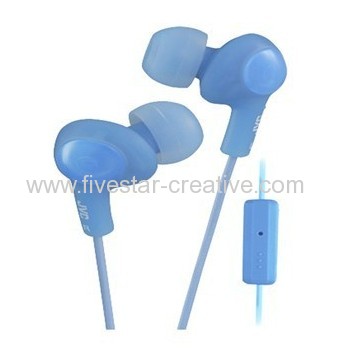 JVC HA-FR6 Gumy High quality Earbud Headphones with Mic&Remote Blue